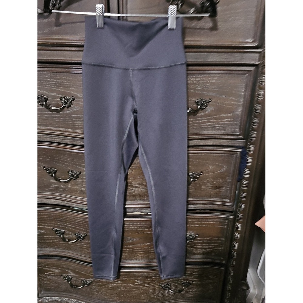 Alo Yoga High Waist Airbrush Leggings Charcoal Gray XS RN‎ 87370